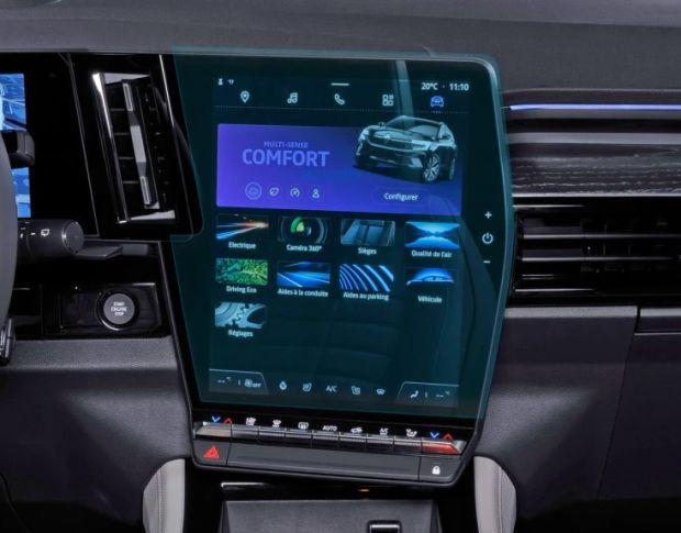 Захисне скло Pixsel на монітор RENAULT ESPACE 12.6“ 2023 - (гібридне мат)
