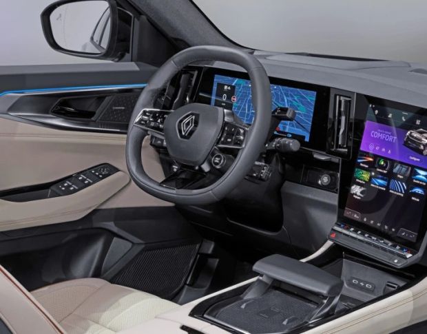 Захисне скло Pixsel на панель приладів RENAULT ESPACE 16.4“ 2023 - (гібридне глянець)