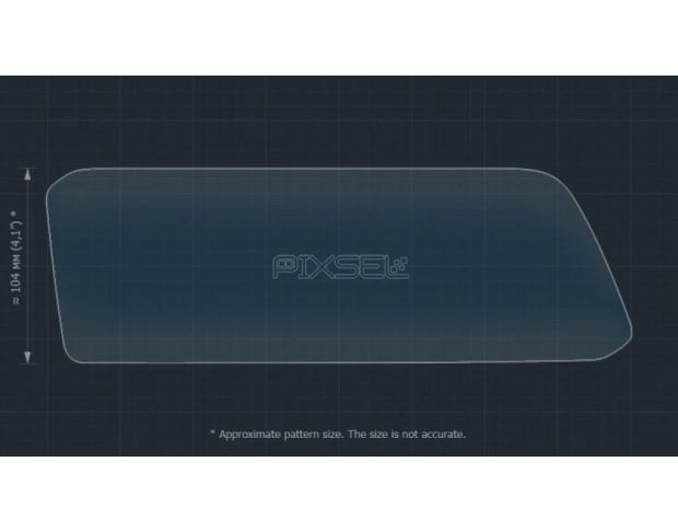 Защитное стекло Pixsel на монитор MAZDA 3 13“ 2019 - 2023 (гибридное глянец)