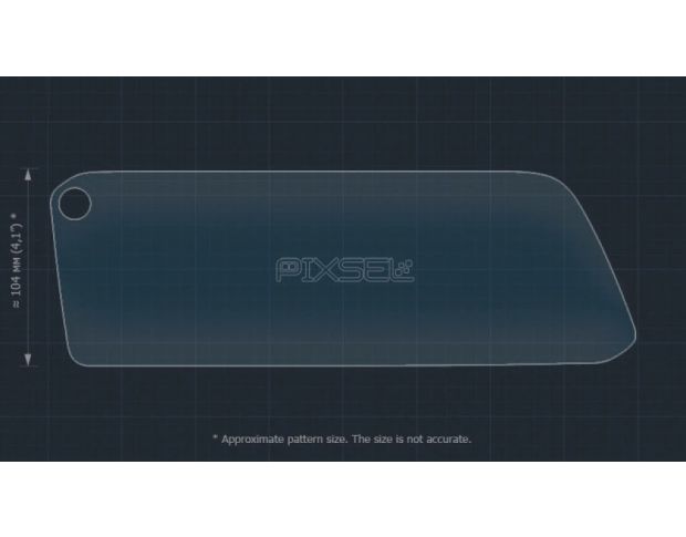 Захисне скло Pixsel на монітор MAZDA CX-30 13“ 2018 - 2023 (гібридне мат)