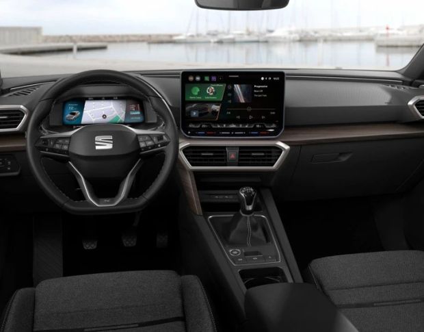 Захисне скло Pixsel на монітор SEAT LEON 14“ 2021 - 2024 (гібридне глянець)