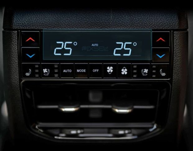 Защитное стекло Pixsel для заднего климат-контроля JEEP GRAND CHEROKEE 4.7“ 2021 - (гибридное глянец)