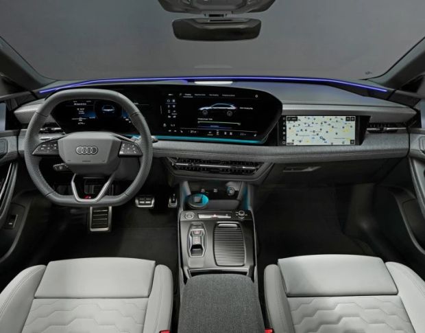 Захисне скло Pixsel на панель приладів AUDI A6 E-TRON 32.2“ 2024 - (гібридне глянець)