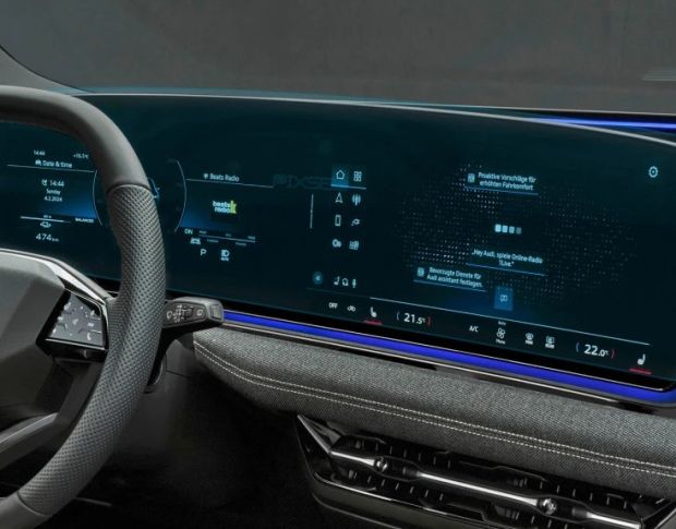 Захисне скло Pixsel на панель приладів AUDI A6 E-TRON 32.2“ 2024 - (гібридне глянець)