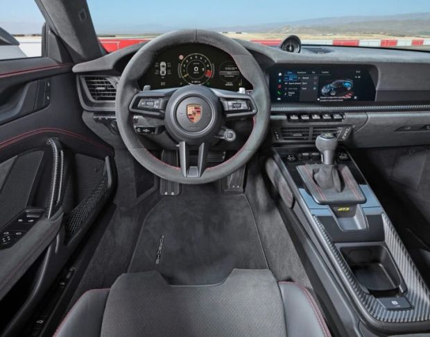 Защитное стекло Pixsel на приборную панель PORSCHE 911 15.2“ 2024 - (гибридное глянец)