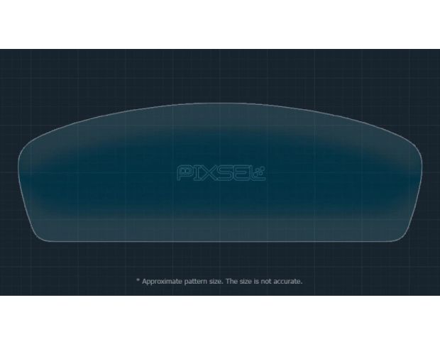 Защитное стекло Pixsel на приборную панель PORSCHE 911 15.2“ 2024 - (гибридное мат)