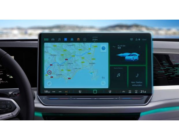 Защитное стекло Pixsel на монитор VOLKSWAGEN PASSAT 14“ 2023 - (гибридное мат)