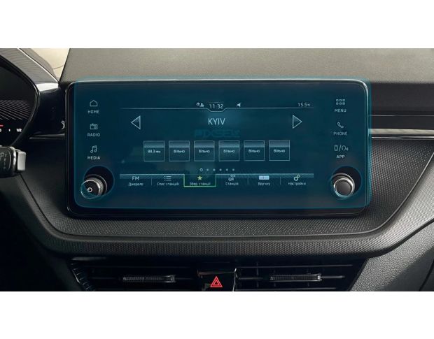Защитное стекло Pixsel на монитор SKODA FABIA 12.5“ 2022 - (гибридное мат)