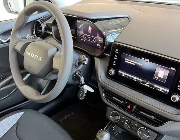 Защитное стекло Pixsel на монитор SKODA FABIA 12.5“ 2022 - (гибридное мат)