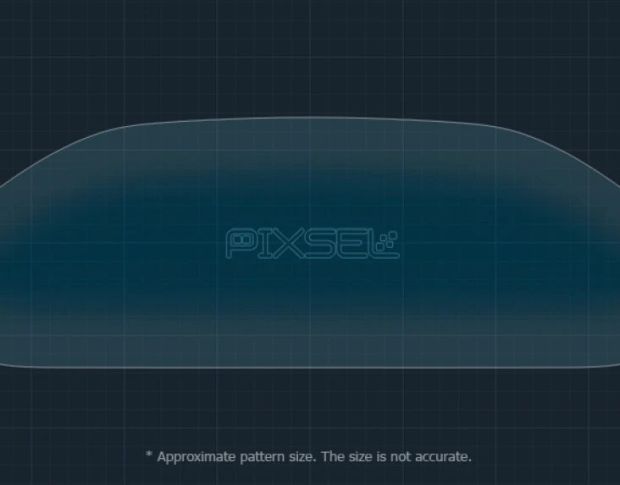 Захисне скло Pixsel на панель приладів SKODA FABIA 12.8“ 2022 - (гібридне мат)