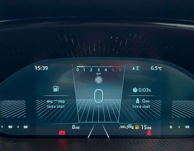Захисне скло Pixsel на панель приладів SKODA FABIA 12.8“ 2022 - (гібридне мат)