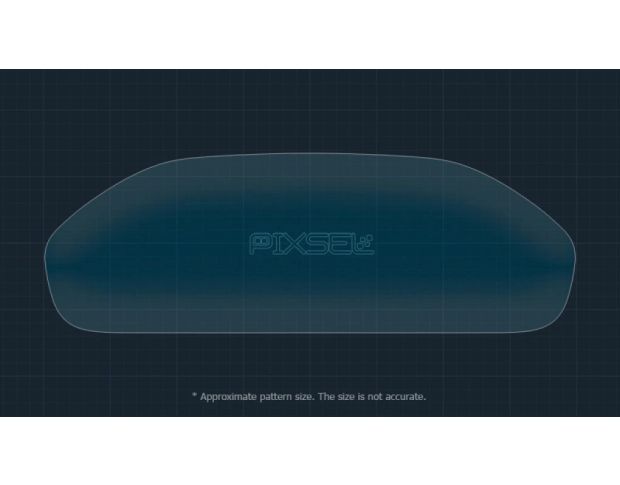 Захисне скло Pixsel на панель приладів SKODA FABIA 12.8“ 2022 - (гібридне мат)