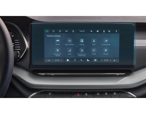 Захисне скло Pixsel на монітор SKODA OCTAVIA 13.4“ 2024 - (гібридне глянець)