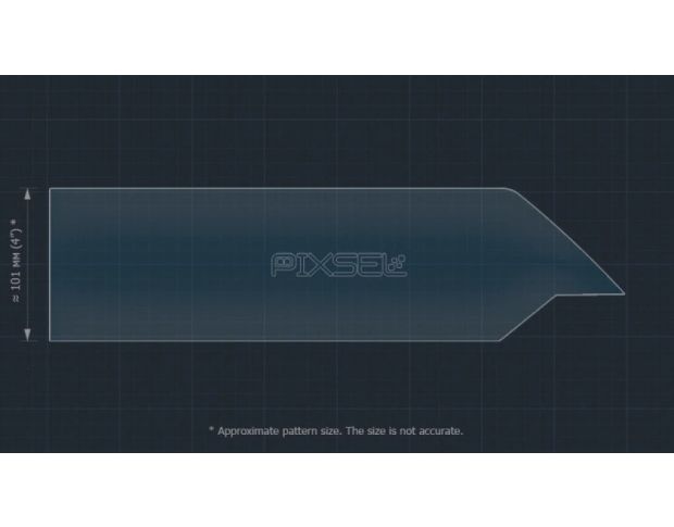 Захисне скло Pixsel на монітор CITROEN C4 15.3“ 2025 - (гібридне глянець)