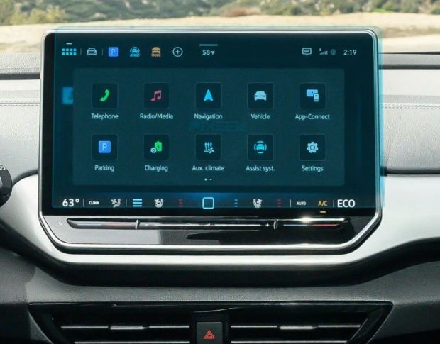 Захисне скло Pixsel на монітор VOLKSWAGEN ID.4 14“ 2020 - (гібридне мат)
