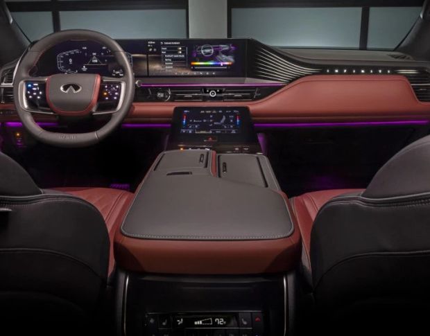 Захисне скло Pixsel на панель приладів INFINITI QX80 30.5“ 2024 - (гібридне мат)