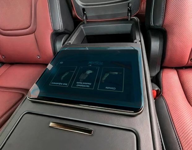 Защитное стекло Pixsel для заднего планшета INFINITI QX80 12.2“ 2024 - (гибридное глянец)