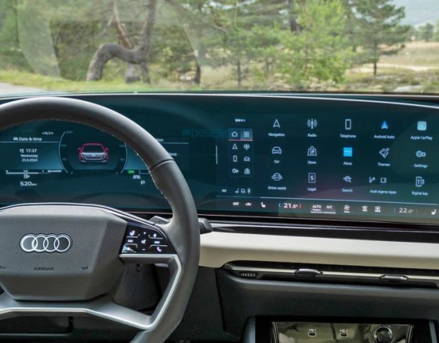 Захисне скло Pixsel на панель приладів AUDI A5 / S5 / RS5 32.2“ 2024 - (гібридне глянець)