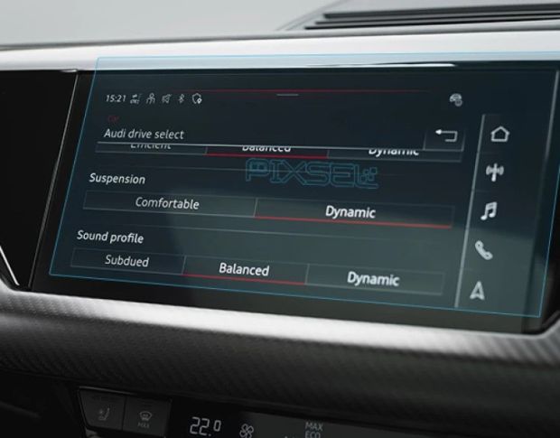 Защитное стекло Pixsel на монитор AUDI E-TRON GT 11“ 2024 - (гибридное глянец)