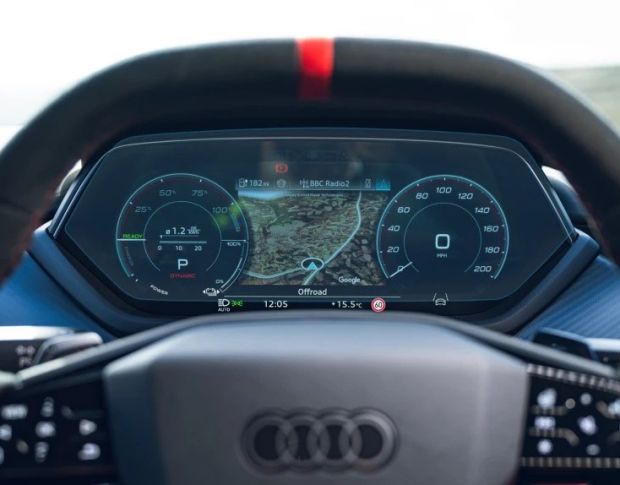 Защитное стекло Pixsel на приборную панель AUDI E-TRON GT 14.4“ 2024 - (гибридное мат)