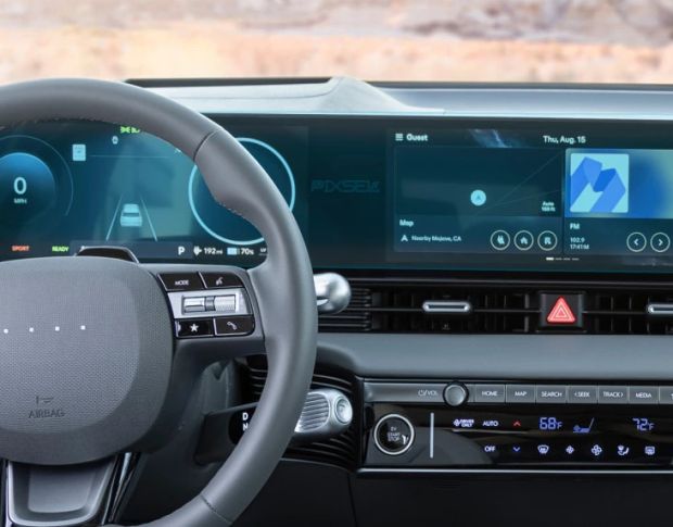 Захисне скло Pixsel на монітор HYUNDAI IONIQ 5 27.4“ 2024 - (гібридне мат)