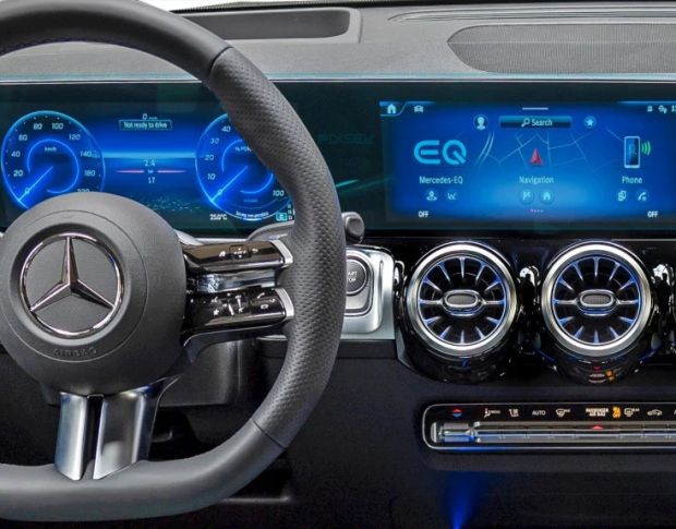 Захисне скло Pixsel на панель приладів MERCEDES BENZ EQB 24.7“ 2023 - (гібридне мат)