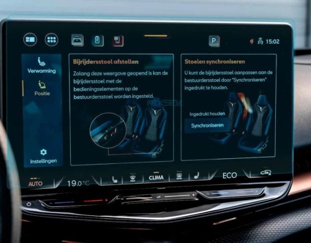 Захисне скло Pixsel на монітор CUPRA TAVASCAN 14“ 2024 - (гібридне мат)