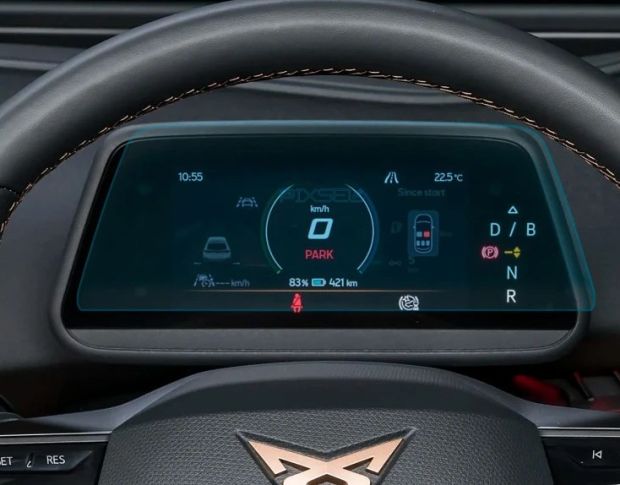 Захисне скло Pixsel на панель приладів CUPRA TAVASCAN 8.7“ 2024 - (гібридне мат)