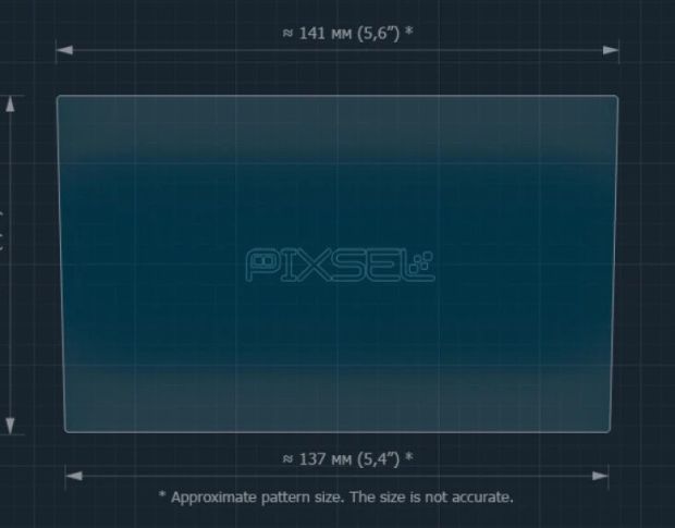 Захисне скло Pixsel на монітор VOLKSWAGEN POLO 6.5“ 2017 - 2021 (гібридне мат)