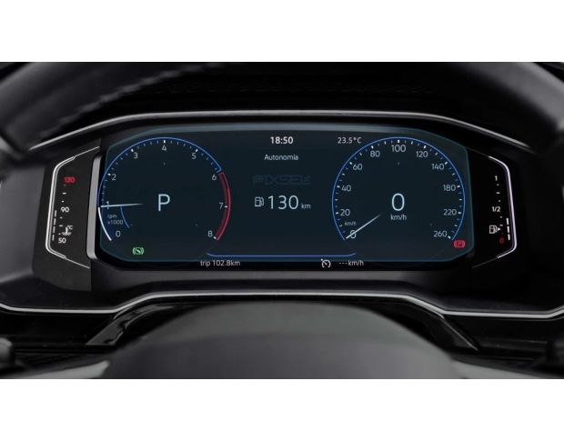 Захисне скло Pixsel на панель приладів VOLKSWAGEN POLO 9.9“ 2021 - 2022 (гібридне глянець)