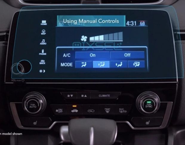 Защитное стекло Pixsel на монитор HONDA CR-V 11.8“ 2022 - 2023 (гибридное мат)