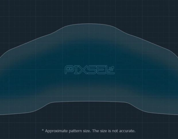 Захисне скло Pixsel на панель приладів FERRARI 296 17.9“ 2022 - (гібридне мат)