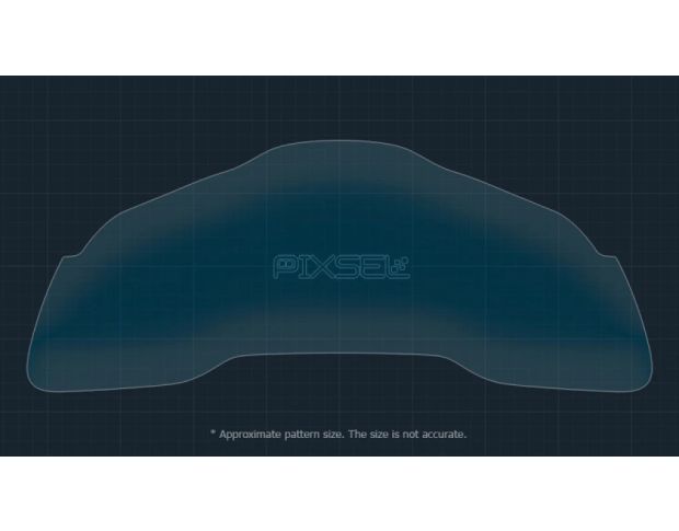 Захисне скло Pixsel на панель приладів FERRARI 296 17.9“ 2022 - (гібридне мат)
