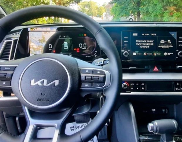 Защитное стекло Pixsel для климат-контроля KIA SPORTAGE 4.7“ 2022 - 2024 (гибридное мат)