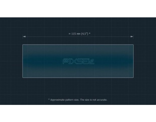 Защитное стекло Pixsel для климат-контроля KIA SPORTAGE 4.7“ 2022 - 2024 (гибридное мат)
