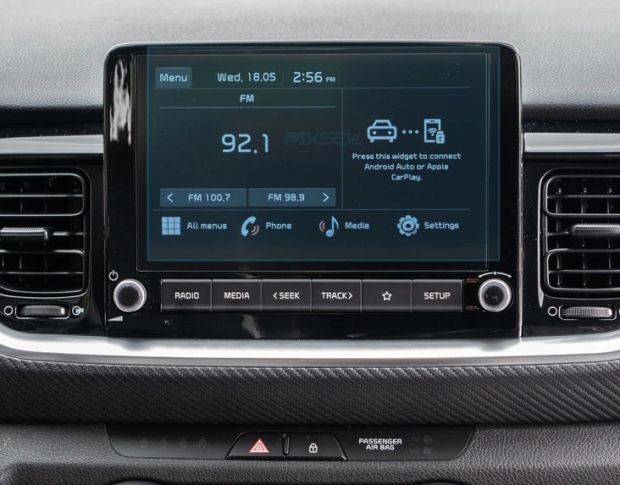 Захисне скло Pixsel на монітор KIA STONIC 8.9“ 2022 - (гібридне глянець)
