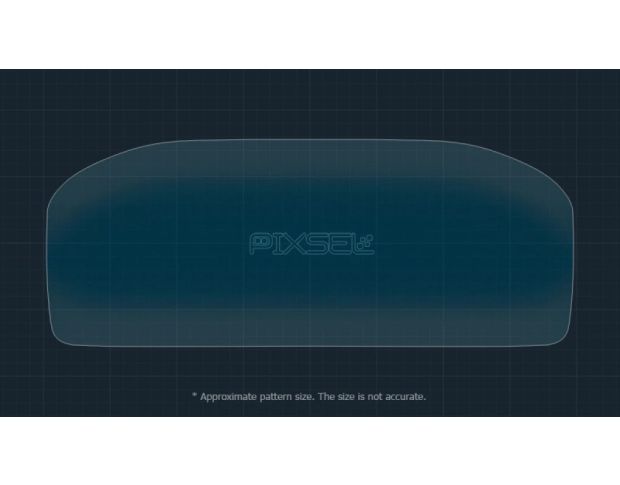 Захисне скло Pixsel на панель приладів KIA STONIC 11.2“ 2022 - (гібридне глянець)