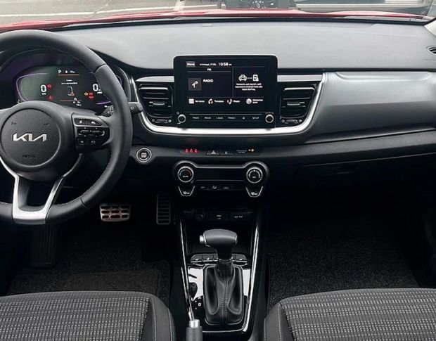 Захисне скло Pixsel на клімат-контроль KIA STONIC 4.6“ 2022 - (гібридне глянець)