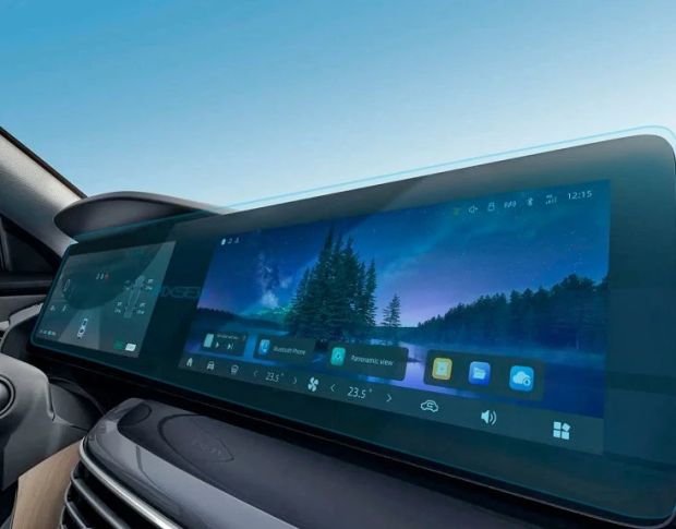 Захисне скло Pixsel на панель приладів CHERY TIGGO 6 28.1“ 2025 - (гібридне глянець)