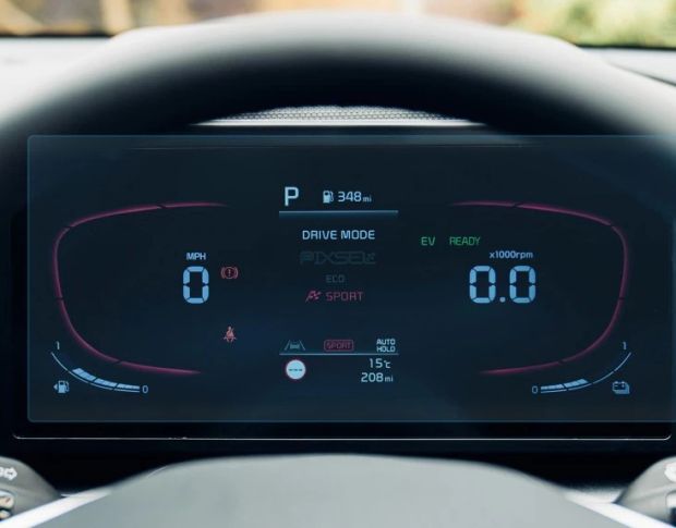 Захисне скло Pixsel на панель приладів KIA NIRO 12.2“ 2022 - (гібридне мат)