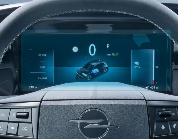 Захисне скло Pixsel на панель приладів OPEL MOKKA 11“ 2025 - (гібридне глянець)
