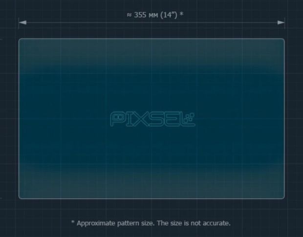Защитное стекло Pixsel на монитор BYD SEAL U 16.3“ 2024 - (гибридное мат)