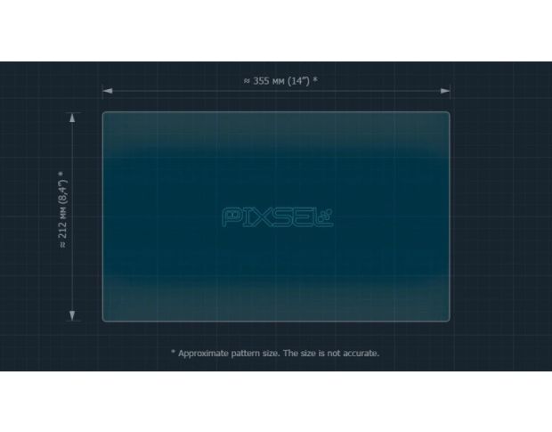 Защитное стекло Pixsel на монитор BYD SEAL U 16.3“ 2024 - (гибридное мат)