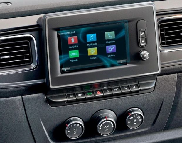 Захисне скло Pixsel на монітор RENAULT MASTER 6.9“ 2020 - 2023 (гібридне глянець)