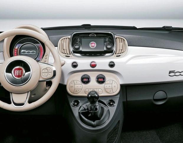 Защитное стекло Pixsel на монитор FIAT 500 5“ 2015 - 2017 (гибридное глянец)