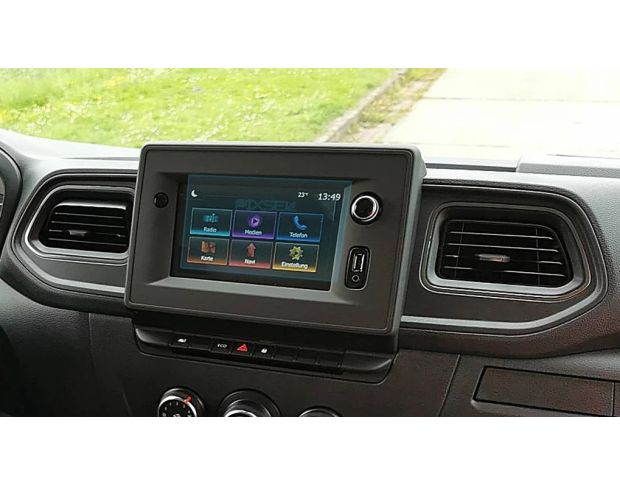 Защитное стекло Pixsel на монитор RENAULT MASTER 6.9“ 2020 - 2023 (гибридное глянец)