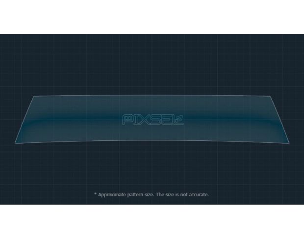 Захисне скло Pixsel на панель приладів PEUGEOT 3008 11.8“ 2024 - (гібридне мат)