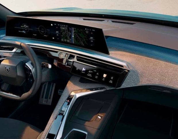 Захисне скло Pixsel на клімат-контроль PEUGEOT 3008 10.8“ 2024 - (гібридне глянець)