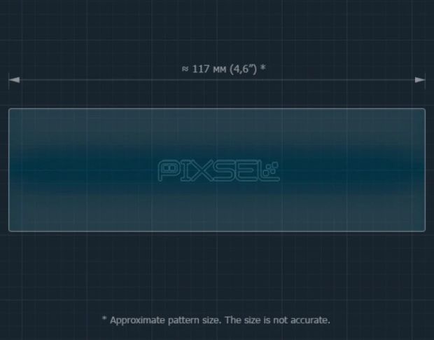 Защитное стекло Pixsel для заднего климат-контроля PEUGEOT 3008 4.8“ 2024 - (гибридное глянец)