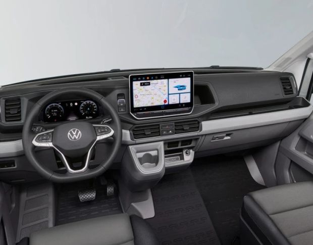 Защитное стекло Pixsel на монитор VOLKSWAGEN CRAFTER 12“ 2024 - (гибридное мат)